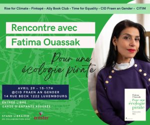 Rencontre avec Fatima Ouassak – Pour une écologie pirate @ CID Fraen an Gender